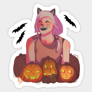 Halloween Aurora Sticker